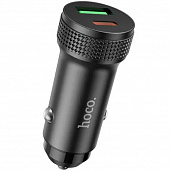 Автомобильное зарядное устройство HOCO Z49B USB + Type-C PD38W + QC3.0 - черный 